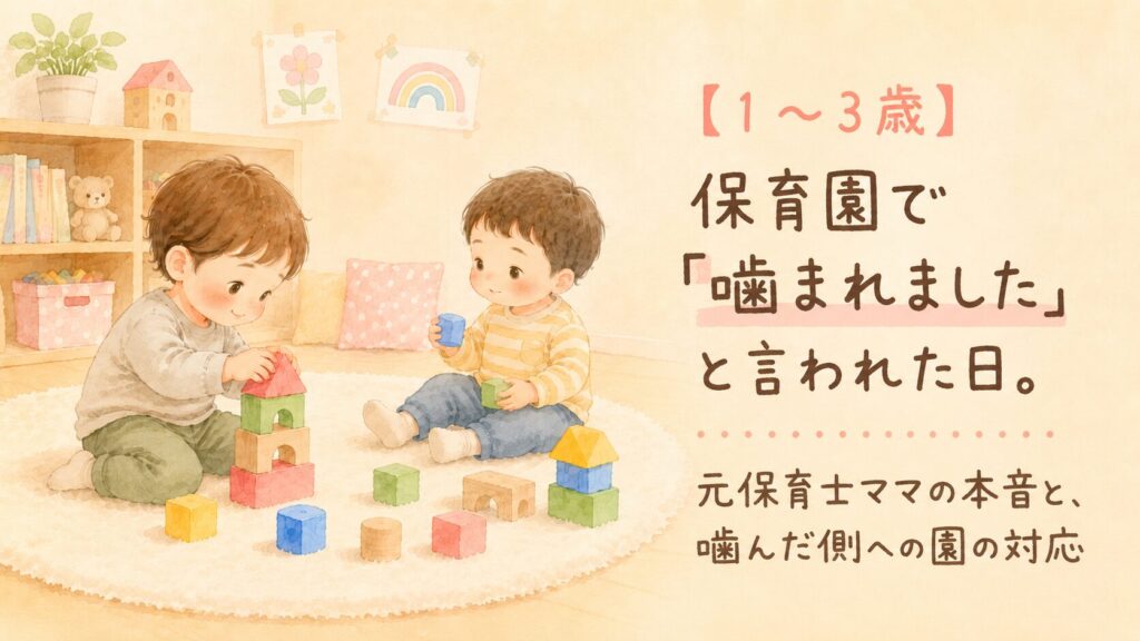 積み木で遊ぶ２人の子ども